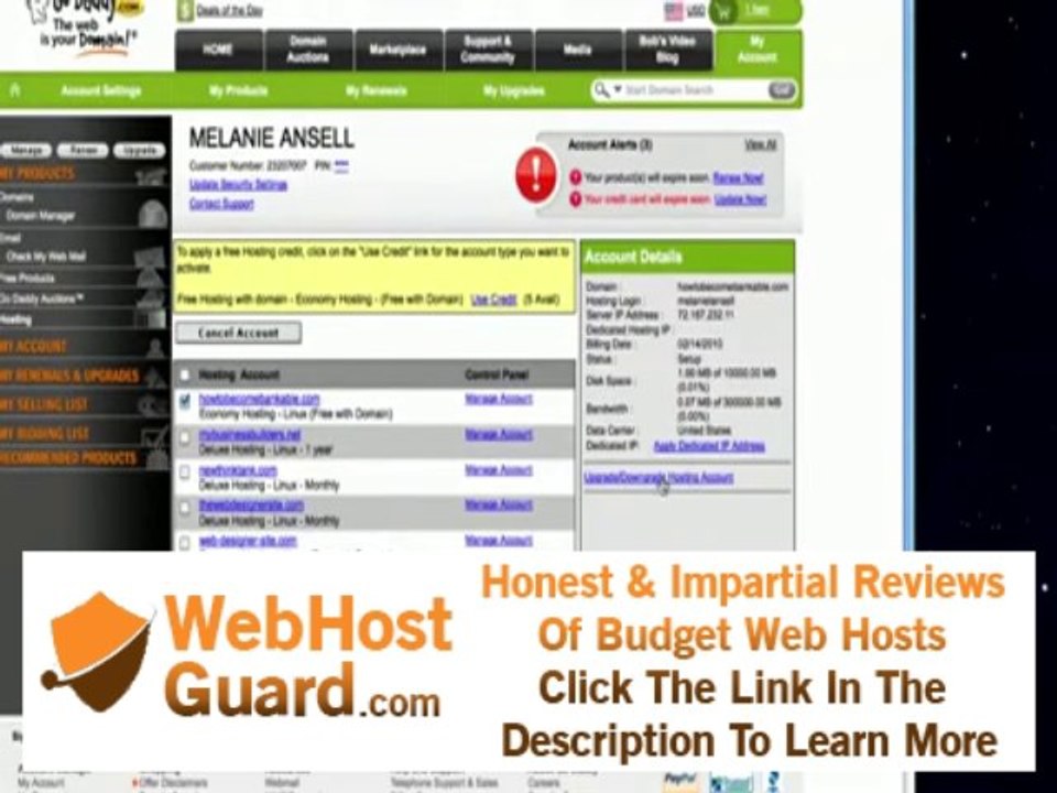Register Domain Name and Setup Hosting Plan