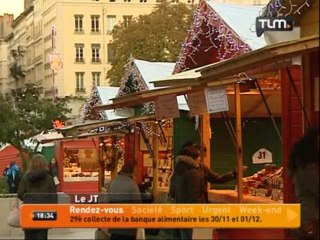 Ouverture du marche de Noël de Lyon