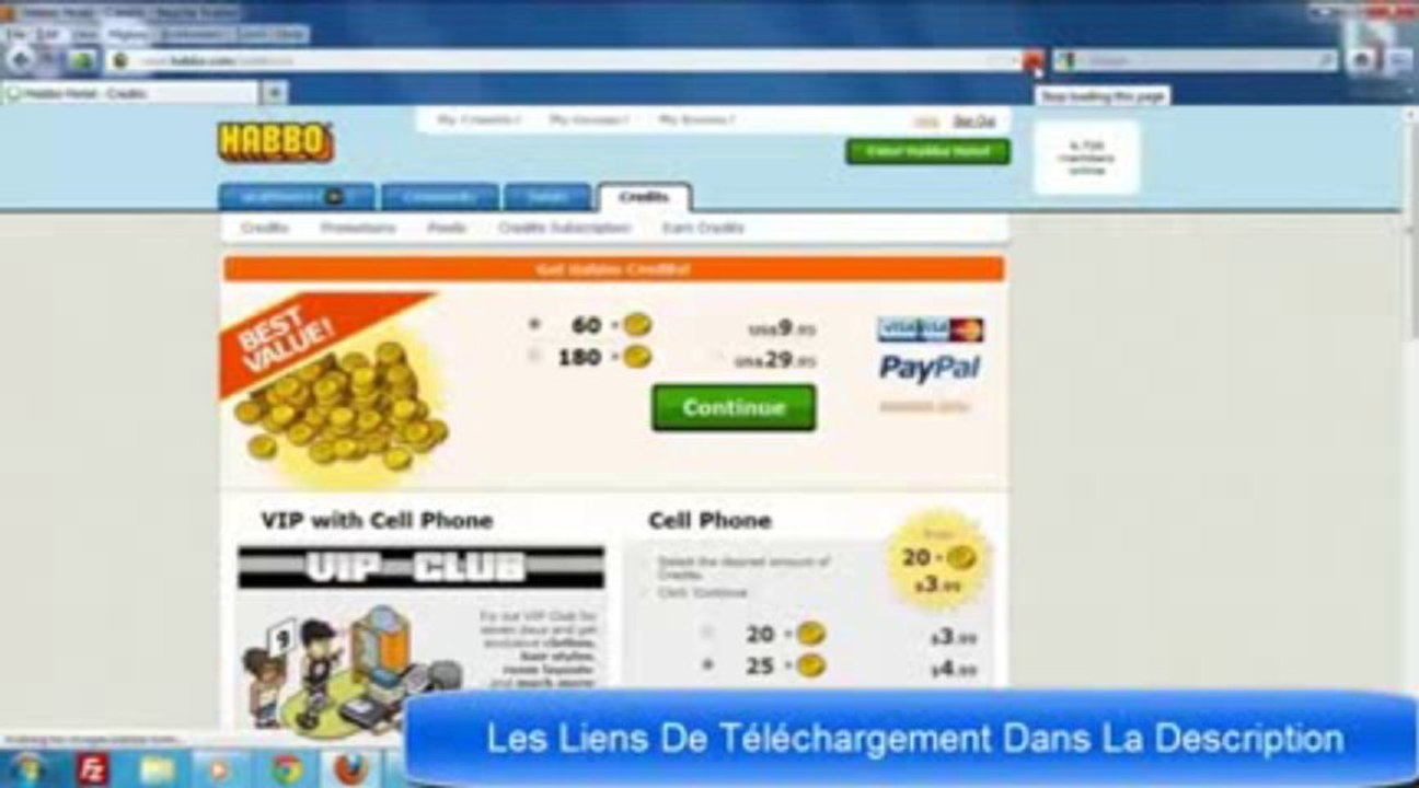 Comment faisant des crédits infinies ! Marche pour toujours ! Générateur Habbo Crédits (Décembre 2013) [FREE Download]