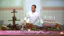 Christmas Chocolate bonbons class at ENSP by Nicolas Cloiseau, Chocolate MOF 2007