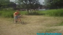 Boy Fails Small Jump On A Bmx!