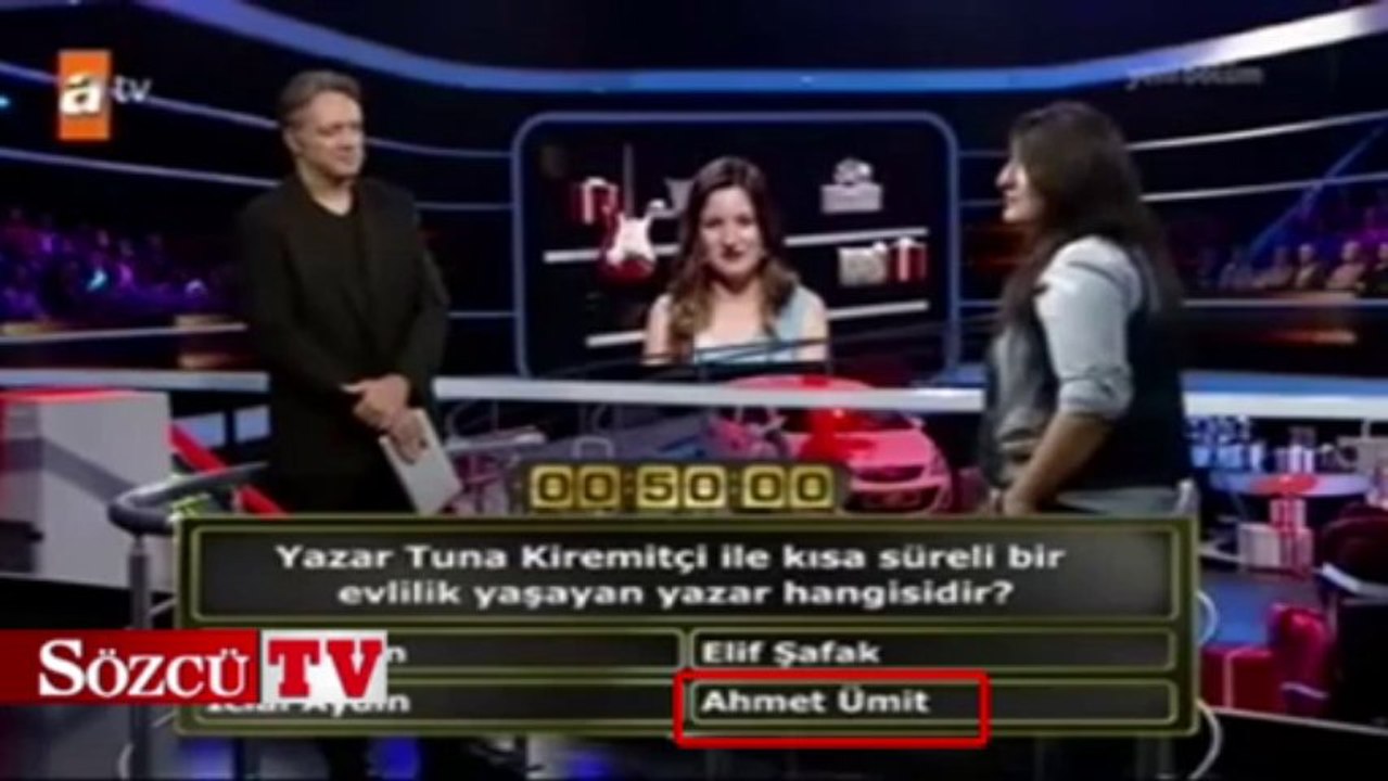 Yarışmada şaşırtan soru