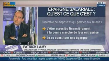 Le fonctionnement de l'épargne salariale, Patrick Lamy, dans Intégrale Placements – 03/12