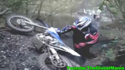 Dirtbike Accident; Man Falls Into A Tree!