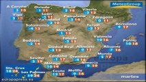 Previsión del tiempo para este martes 3 de diciembre