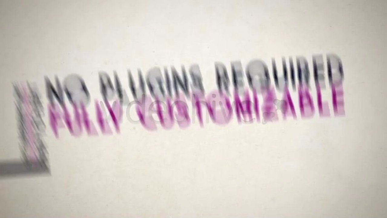 HD Kinetic Typography - After Effects Template