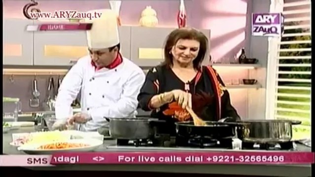 Zauq Zindagi with Sara Riaz and Dr. Khurram Musheer, Thai Soup , Sweet 'n' sour Pamphret Fish & Garlic Rice, 3-12-13