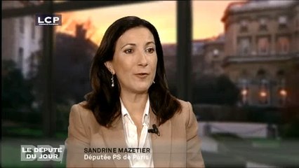 Le Député du Jour : Sandrine Mazetier, députée SRC de Paris