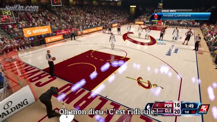 Faute technique pour insulte sur NBA 2k14 Kinect (VOSTFR)