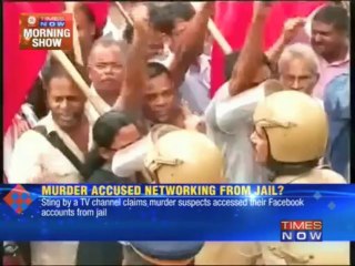 Jailed but active on social media