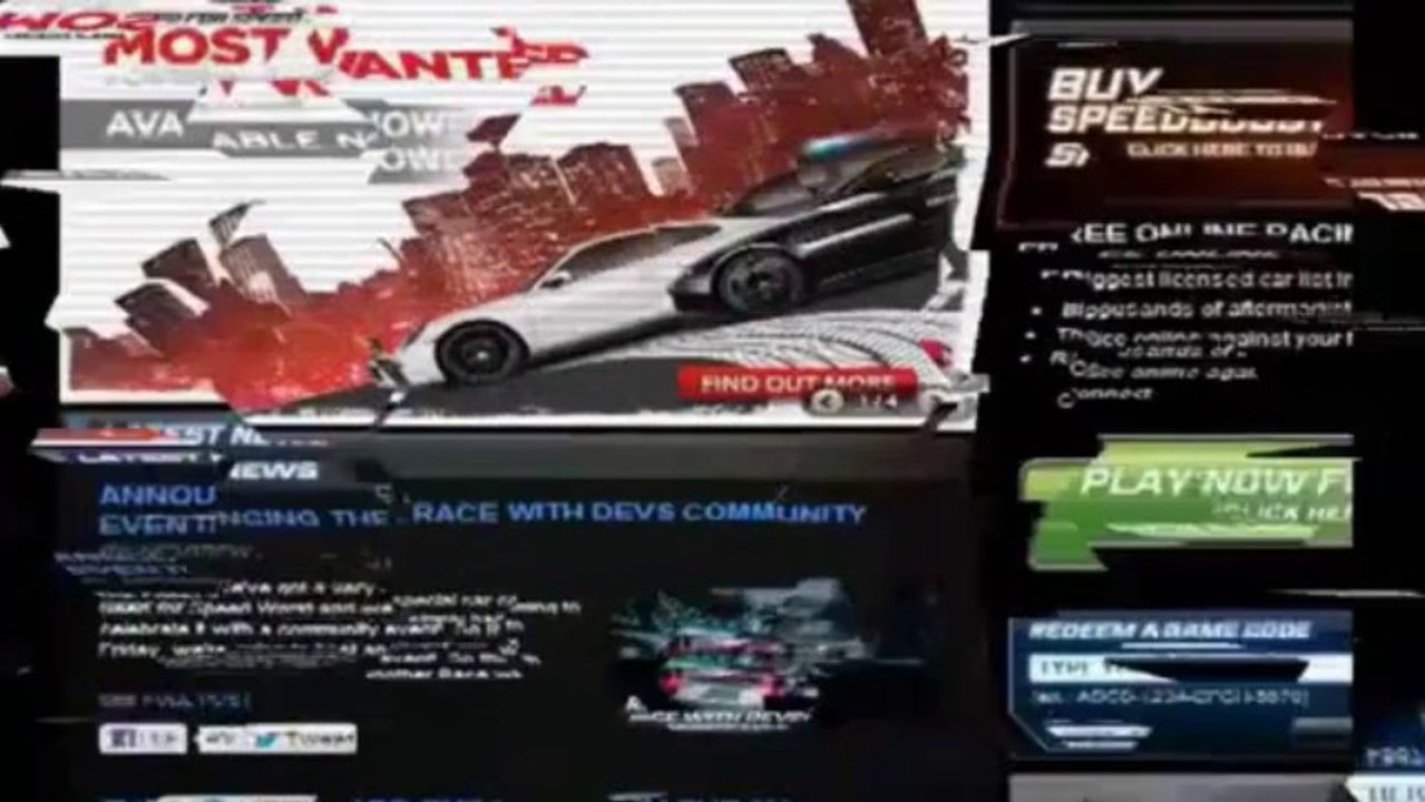 Need For Speed World Boost hack 2013 Free Download !
