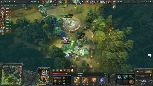 Na'Vi vs Sigma Game 2 - DOTA 2 Champions League - TobiWan & Capitalist