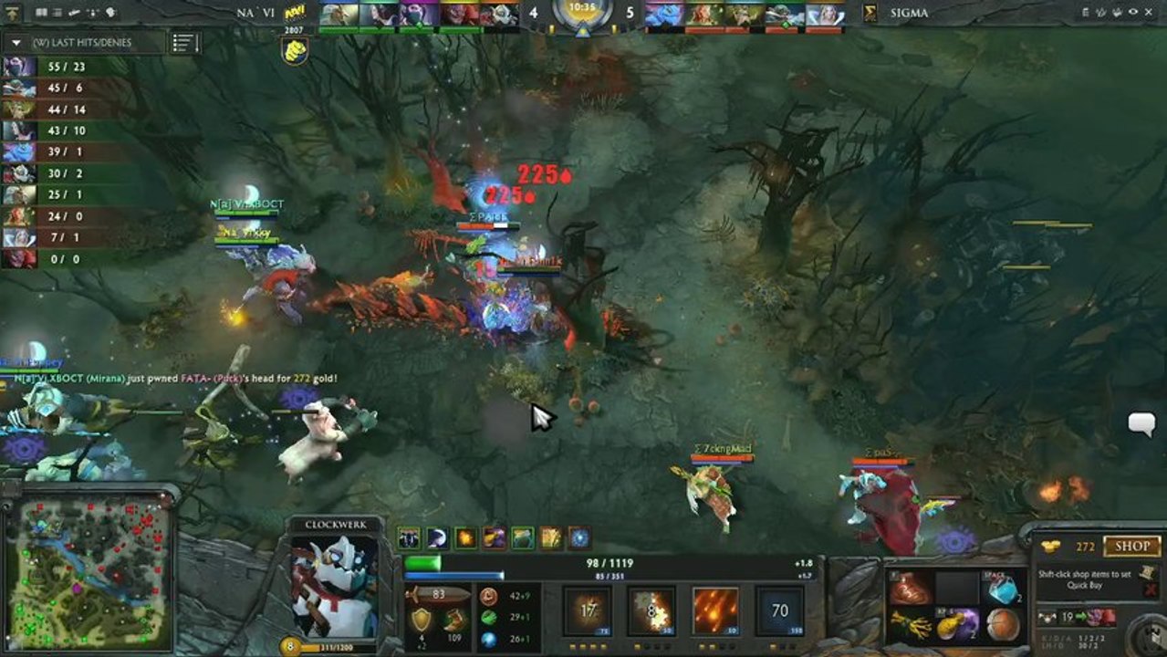 Na'Vi vs Sigma Game 3 - DOTA 2 Champions League - TobiWan & Capitalist