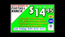 Auto Lube Oil & Filter Change (949) 829-4252 in Laguna Woods