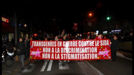 Manifestation d'Act Up Paris pour la Journée mondiale contre le sida 2013
