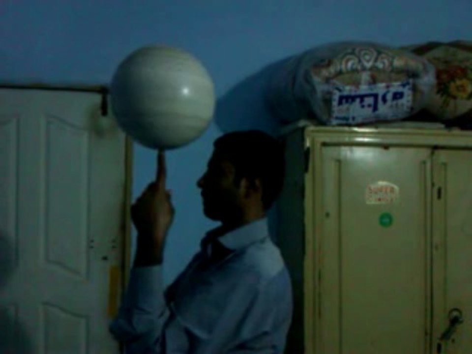 Football Spining on finger (0092 345 5041012) by Ubaid Ullah, Lahore Pakistan