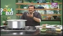 Daal Subzi by Chef Arif Dawood, Qeema Masoor Pulao, 3-12-13