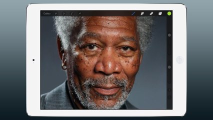 iPad Art -  Speed Painting de Morgan Freeman