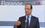 Hollande promet de revenir «chaque année» à Florange