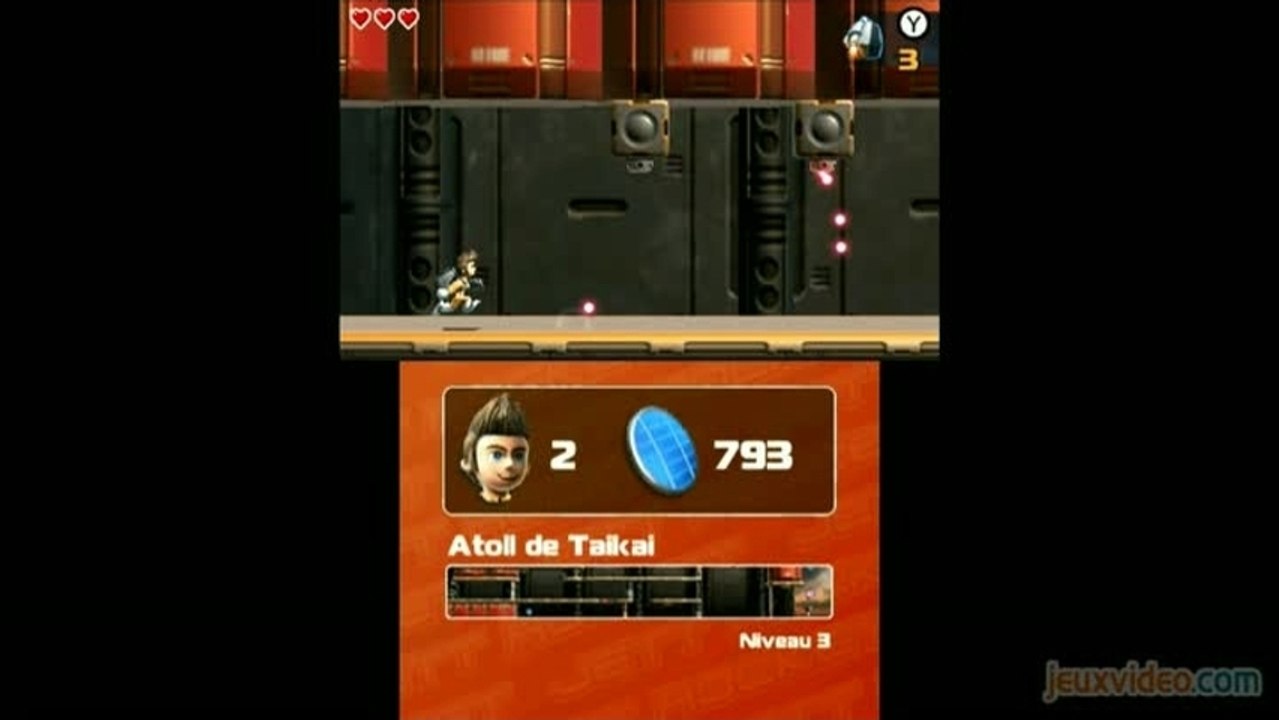 Gaming live Jett Rocket II : The Wrath of Taikai - Un jeu de plates-formes varié (3DS)