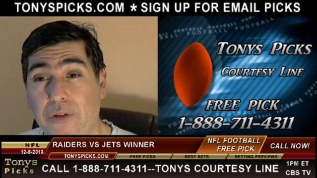 New York Jets vs. Oakland Raiders Pick Prediction NFL Odds 12-8-2013