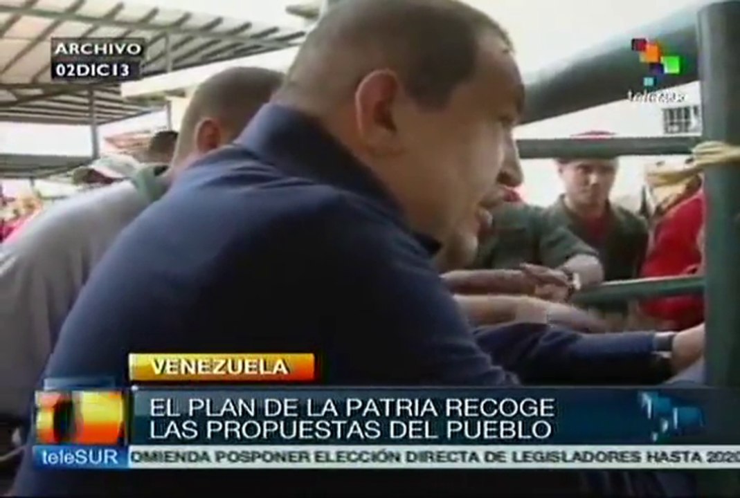 Aprobará hoy la Asamblea Nacional de Venezuela el Plan de la Patria