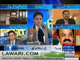 60 Minute (Punjab University Ka Asal Waqia Kya Tha -) – 3rd December 2013