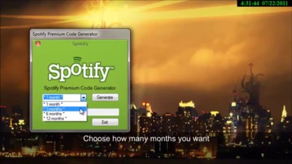 Spotify Premium Code Generator 100% Working 2013