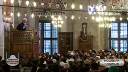 2-Şehzâdebaşı Sohbetleri "Müslüman Haramdır" - Nureddin Yıldız - Sosyal Doku Vakfı