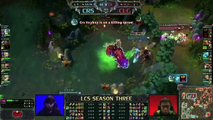 LOL FUN - One shot hotshotgg at nashor vs crs league-of-legends