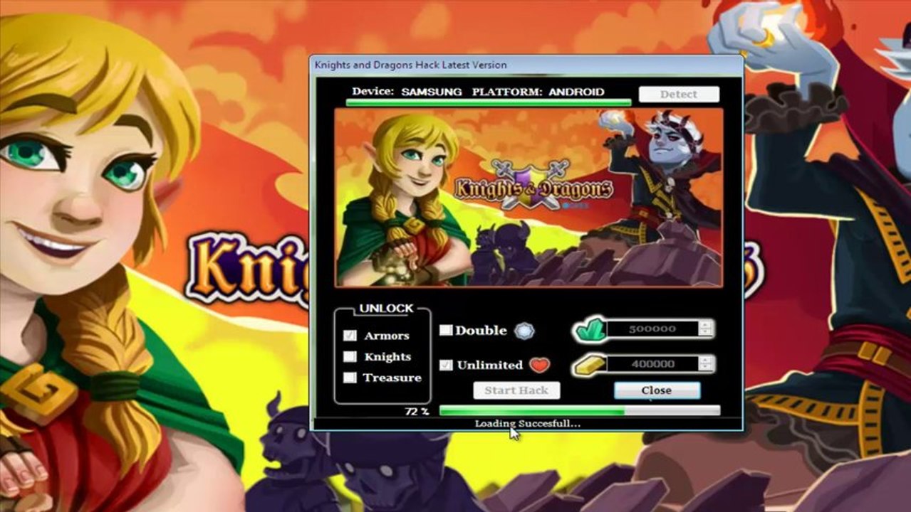 Knight and dragons hack tool
