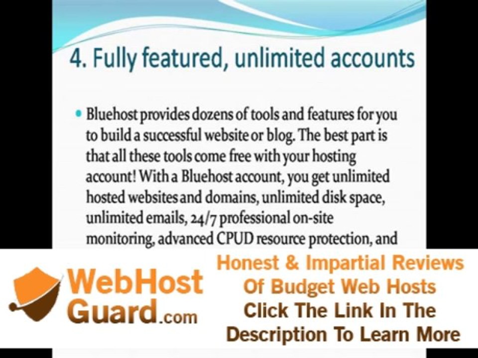 First #1 Why Should Choose Bluehost as your Web Hosting Provider ?