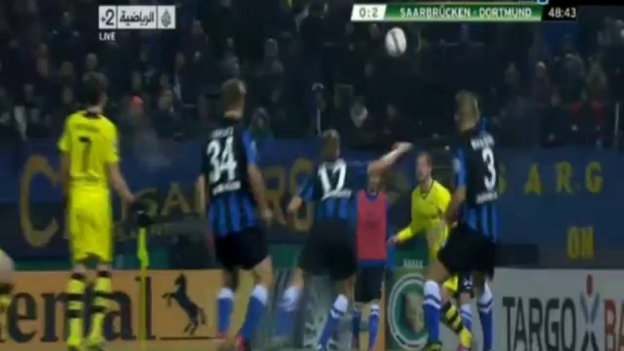 Alle Tore Saarbrücken 0-2 Borussia Dortmund (03-12-2013) Highlights