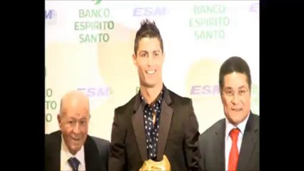 Ronaldo reçoit le soulier d'or
