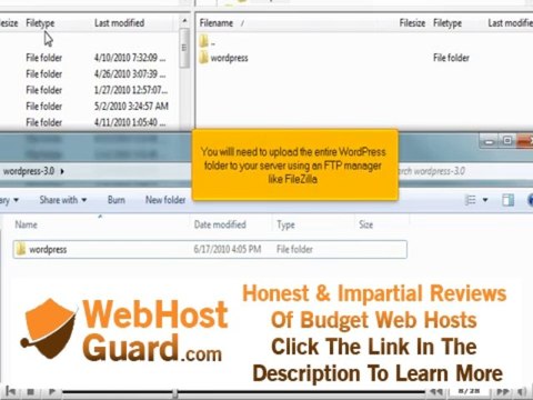 Installing WordPress by VodaHost web hosting