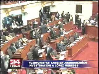 Fujimorismo abandonaría investigación a López Meneses por considerarlo una farsa