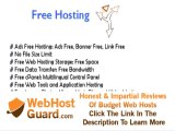 free web hosting unlimited web space