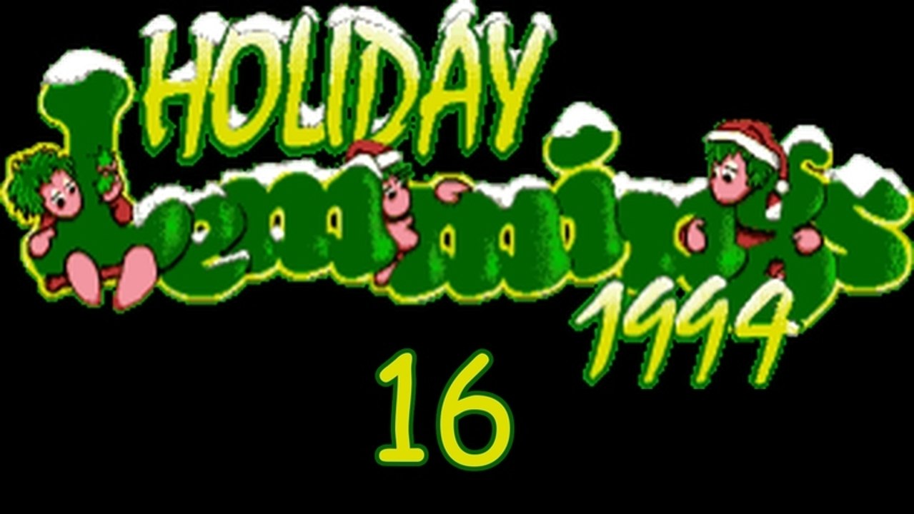 Let's Play Holiday Lemmings 1994 - #16 - Schwerstarbeit für die Schutzengel