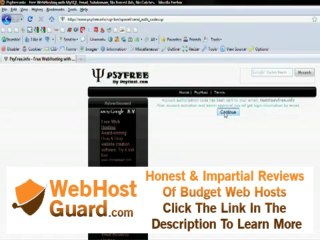 How to sign up for Free WebHosting (Free hosting provider included)