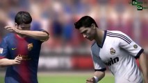 Cristiano Ronaldo et Lionel Messi se battent sur FIFA 14