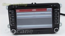 Volkswagen Polo aftermarket sat nav touch screen support RDS tv
