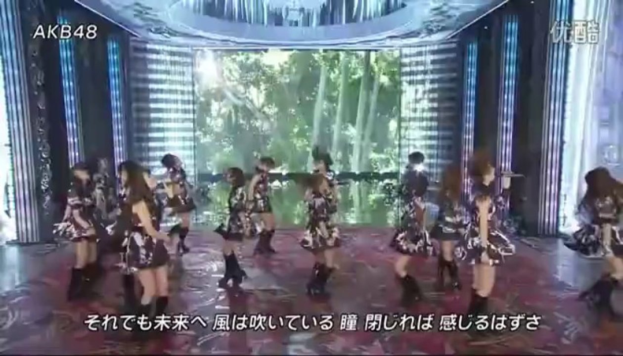 2011 FNS歌謡祭 『風は吹いている』 AKB48