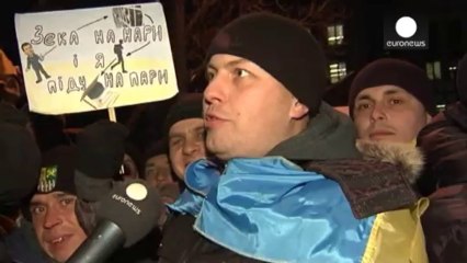 Ukraine : manifestations pacifiques contre le pouvoir