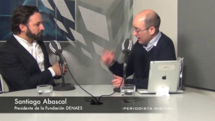 Santiago Abascal, presidente de la Fundación DENAES. 3-12-2013