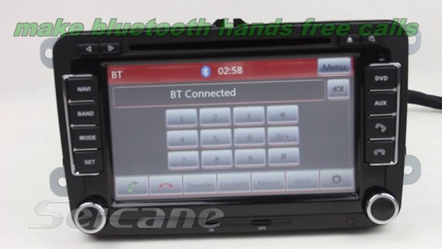 Volkswagen Touran multimedia autoradio touch screen with rearview camera tv