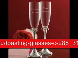 wedding toasting glasses