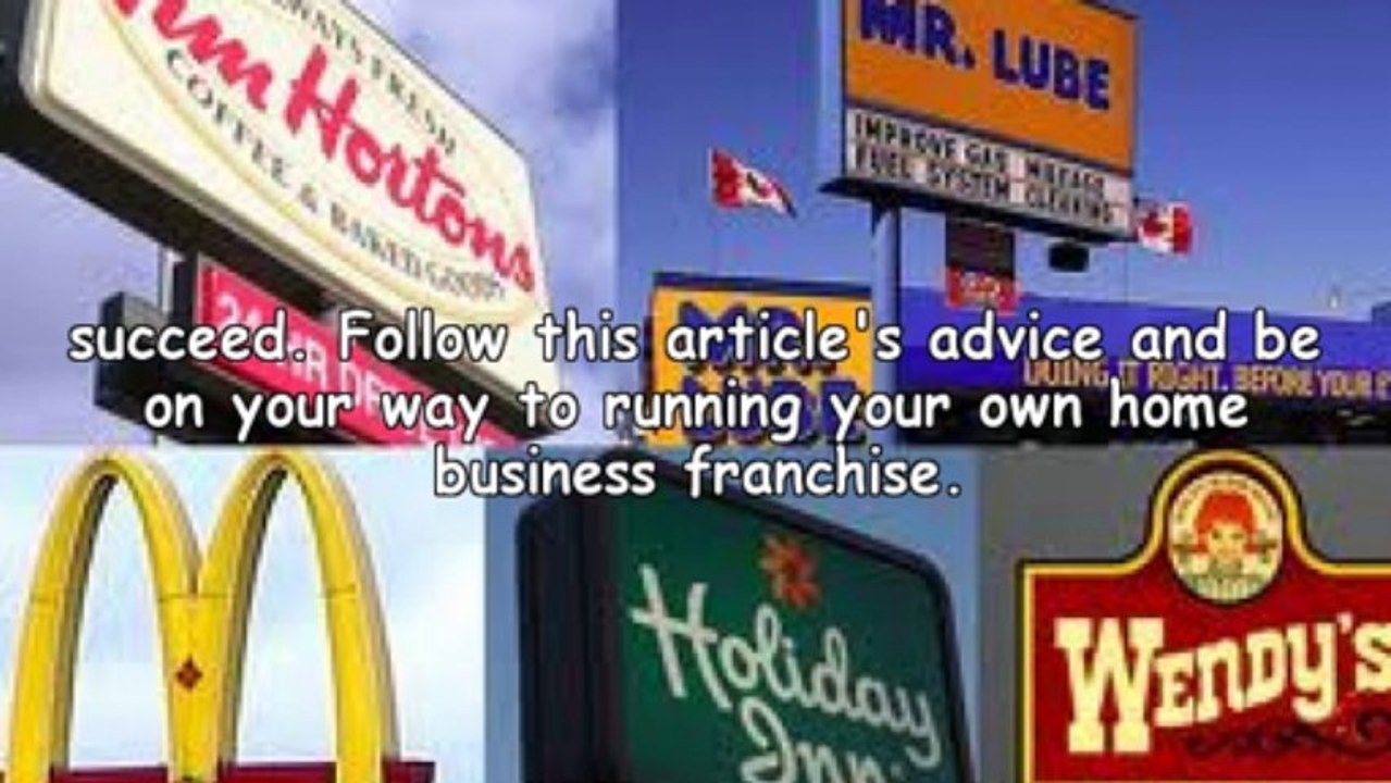 Simple Home Based Business Franchise Tips That Work