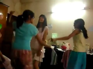 School Girls In Hostel Masti