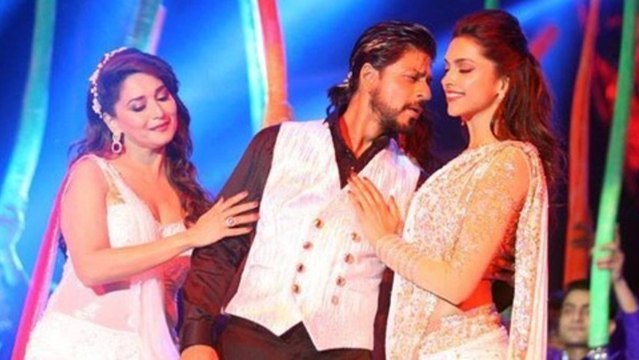 Shahrukh Khan, Madhuri Dixit, Deepika Padukone Burn The Stage - Temptations Reloaded Dubai 2013