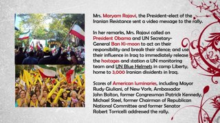 Iran News: Protests at Rouhani's Visit to UN | Camp Liberty Hunger Strike | 21 Prisoners Executed